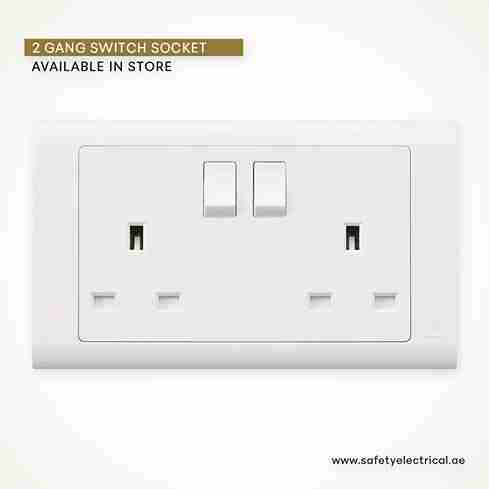 2 gang switch Socket